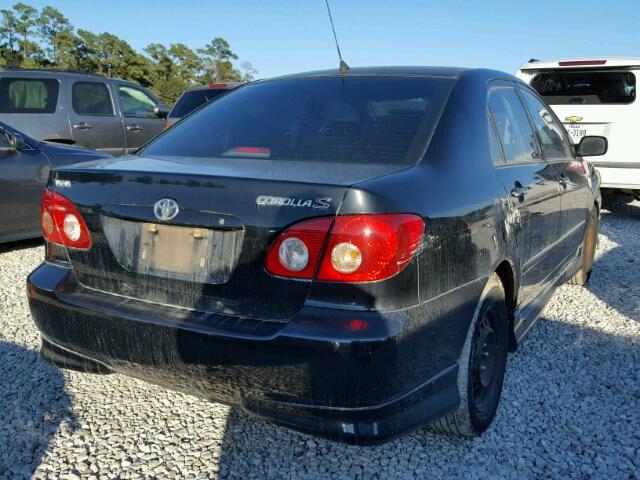 1NXBR32E08Z022010 - 2008 TOYOTA COROLLA CE BLACK photo 4