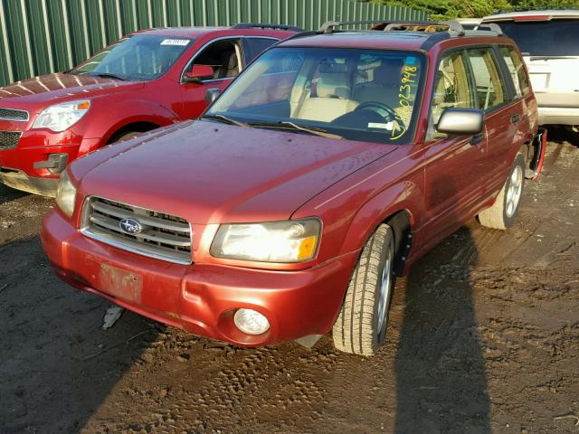 JF1SG65663H704994 - 2003 SUBARU FORESTER 2 RED photo 2