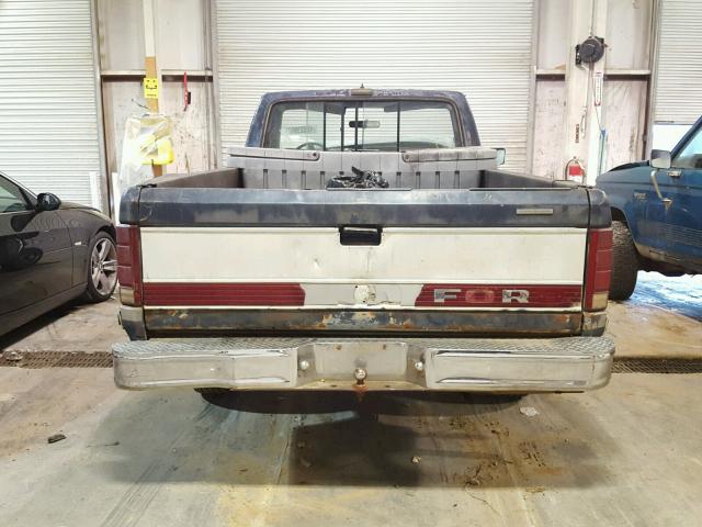 1FTCF15N1GNA65698 - 1986 FORD F150 BLUE photo 6