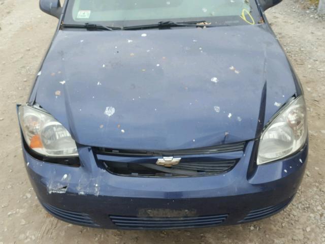 1G1AD5F5XA7114758 - 2010 CHEVROLET COBALT BLUE photo 7