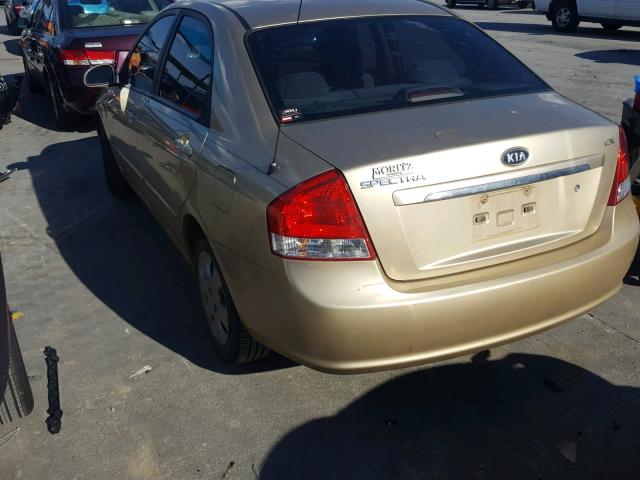 KNAFE221595636696 - 2009 KIA SPECTRA EX GOLD photo 3