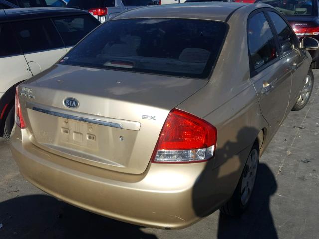 KNAFE221595636696 - 2009 KIA SPECTRA EX GOLD photo 4