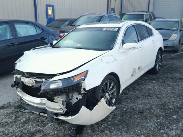 19UUA8F32DA018290 - 2013 ACURA TL SE WHITE photo 2