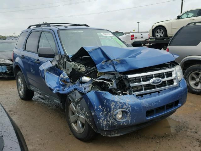 1FMCU0D79AKA52723 - 2010 FORD ESCAPE BLUE photo 1