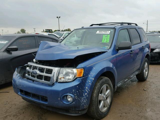 1FMCU0D79AKA52723 - 2010 FORD ESCAPE BLUE photo 2