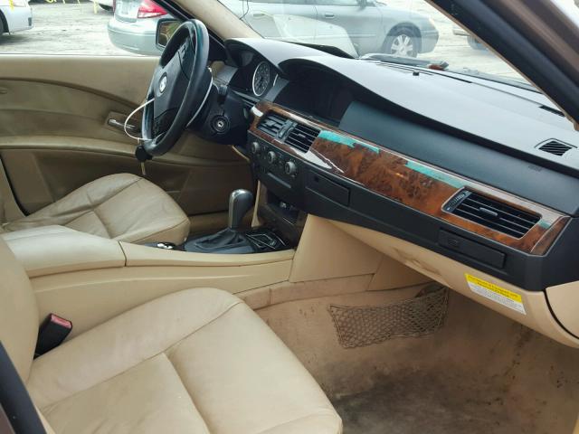 WBANA53535B859051 - 2005 BMW 525 I BROWN photo 5