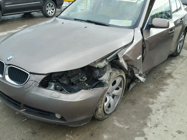 WBANA53535B859051 - 2005 BMW 525 I BROWN photo 9