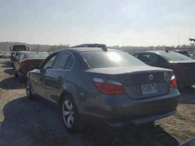 WBANA53565B859271 - 2005 BMW 525 I GRAY photo 3