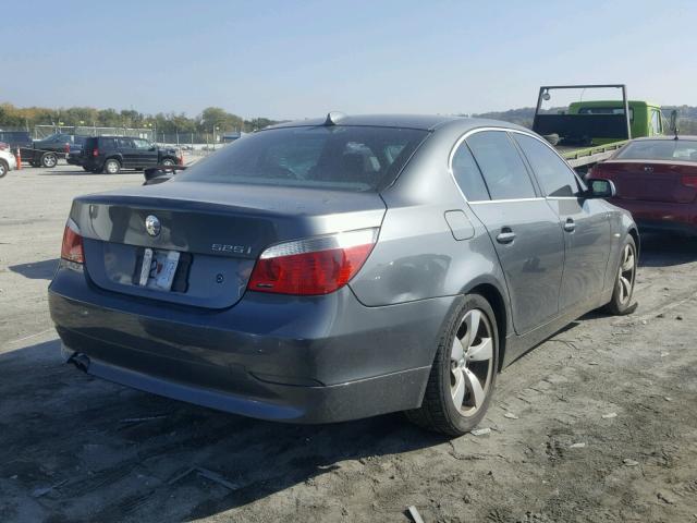 WBANA53565B859271 - 2005 BMW 525 I GRAY photo 4