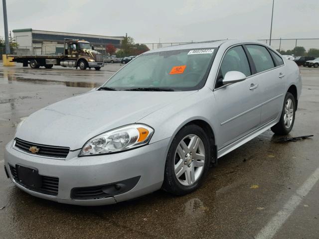 2G1WG5EK9B1117038 - 2011 CHEVROLET IMPALA LT SILVER photo 2