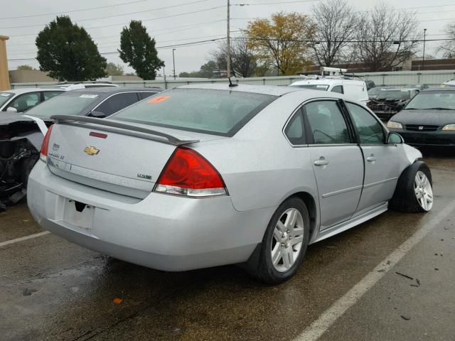 2G1WG5EK9B1117038 - 2011 CHEVROLET IMPALA LT SILVER photo 4