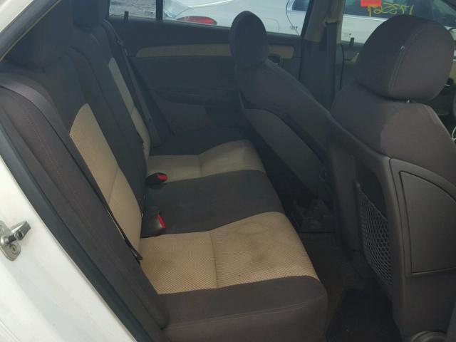 1G1ZG57K594270122 - 2009 CHEVROLET MALIBU LS 白色 照片 6