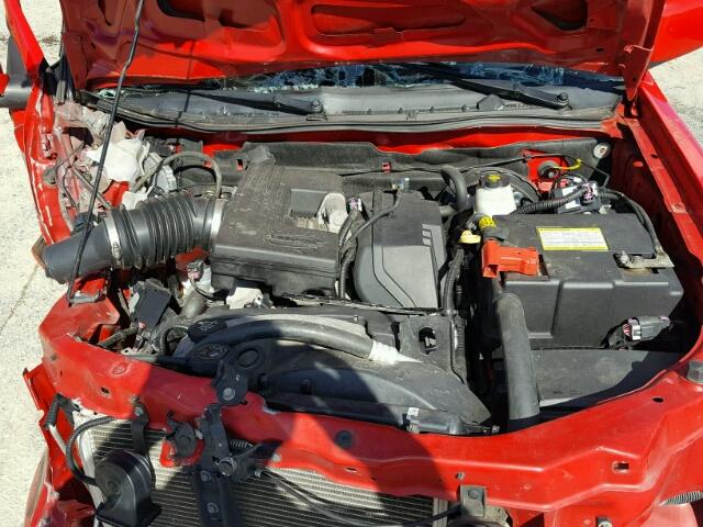 1GCHTCFE1B8124359 - 2011 CHEVROLET COLORADO L RED photo 7