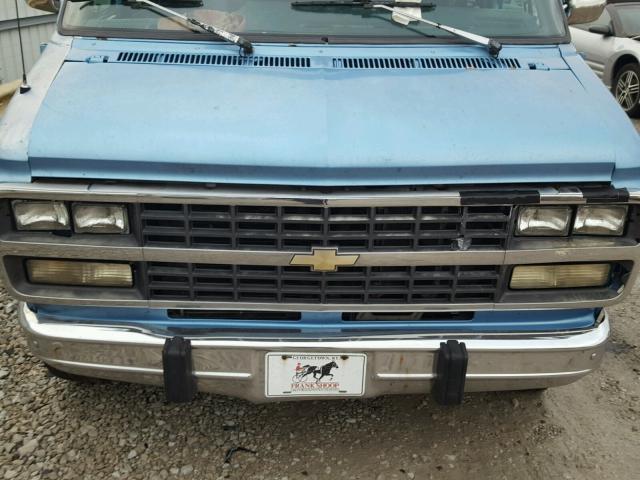 1GAGG39K1SF138252 - 1995 CHEVROLET G30 G30 BLUE photo 7