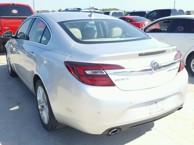 2G4GR5GX2E9242690 - 2014 BUICK REGAL PREM SILVER photo 3