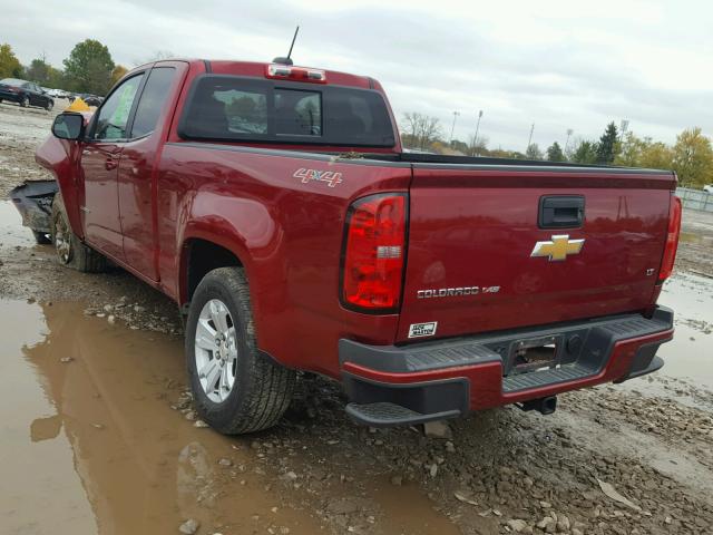 1GCHTCEN2H1248420 - 2017 CHEVROLET COLORADO L MAROON photo 3