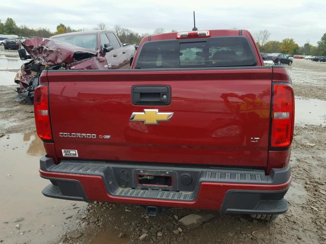 1GCHTCEN2H1248420 - 2017 CHEVROLET COLORADO L MAROON photo 6