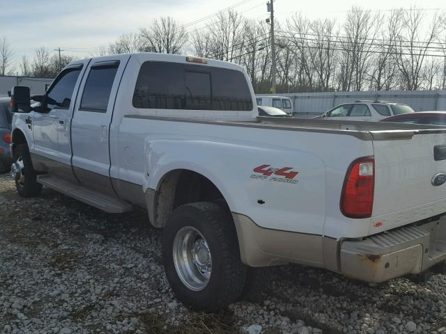 1FTWW33R48EB42497 - 2008 FORD F350 SUPER WHITE photo 3