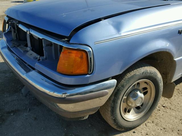 1FTCR10A5VPB31022 - 1997 FORD RANGER BLUE photo 9