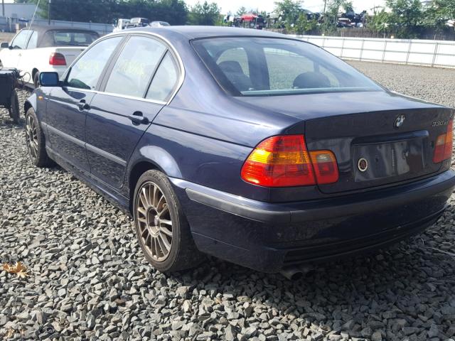 WBAEW53422PG19645 - 2002 BMW 330 XI BLUE photo 3