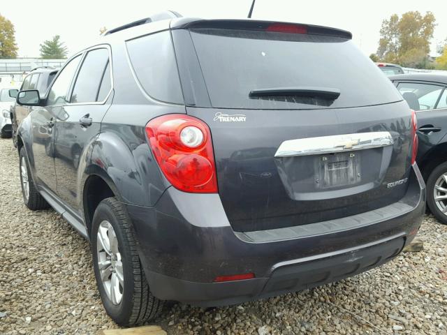 2GNALPEK2D6136648 - 2013 CHEVROLET EQUINOX LT GRAY photo 3