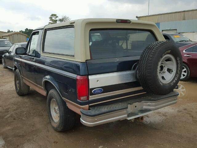 1FMEU15H8RLA64048 - 1994 FORD BRONCO U10 GREEN photo 3