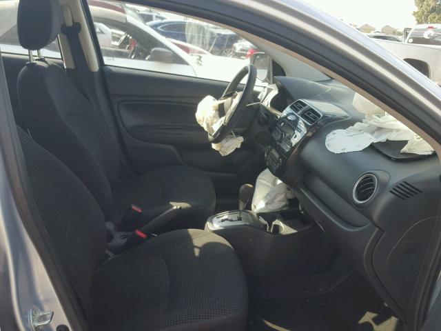 ML32A4HJ7FH049140 - 2015 MITSUBISHI MIRAGE ES SILVER photo 5