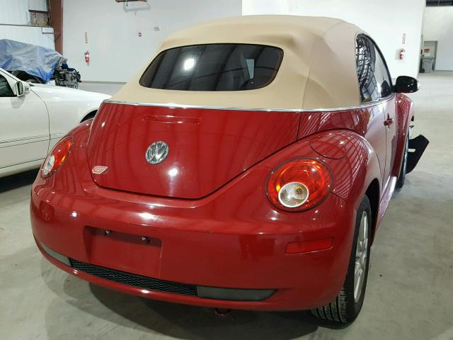 3VWPF31Y38M400658 - 2008 VOLKSWAGEN NEW BEETLE 红色 照片 4