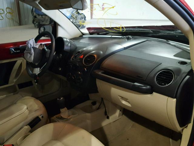 3VWPF31Y38M400658 - 2008 VOLKSWAGEN NEW BEETLE 红色 照片 9