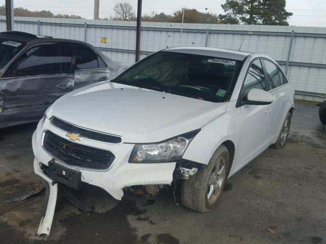 1G1PC5SB0F7141838 - 2015 CHEVROLET CRUZE LT WHITE photo 2