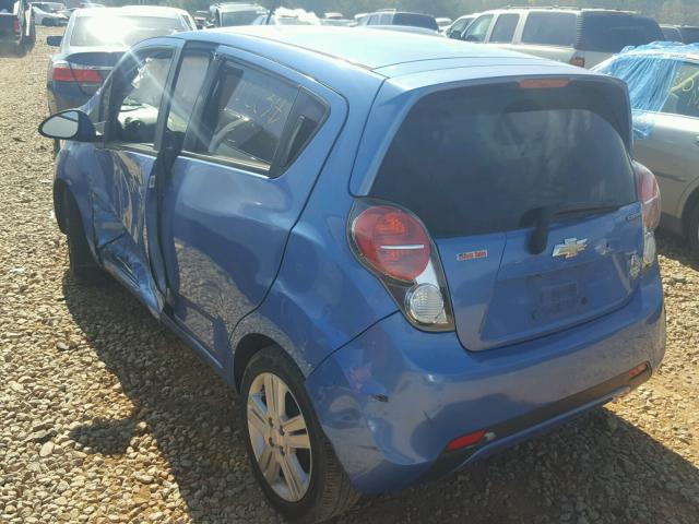 KL8CD6S95DC570718 - 2013 CHEVROLET SPARK 1LT BLUE photo 3