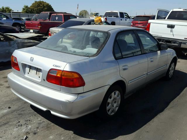 2HGEJ6613YH597451 - 2000 HONDA CIVIC BASE SILVER photo 4