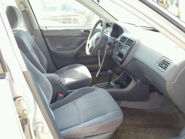 2HGEJ6613YH597451 - 2000 HONDA CIVIC BASE SILVER photo 5