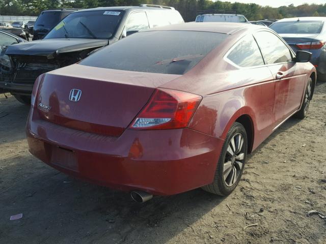 1HGCS1B38CA004091 - 2012 HONDA ACCORD LX RED photo 4