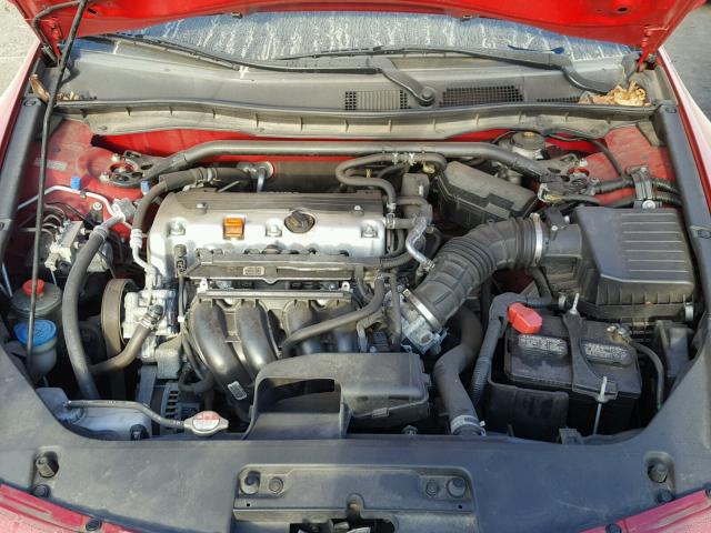 1HGCS1B38CA004091 - 2012 HONDA ACCORD LX RED photo 7