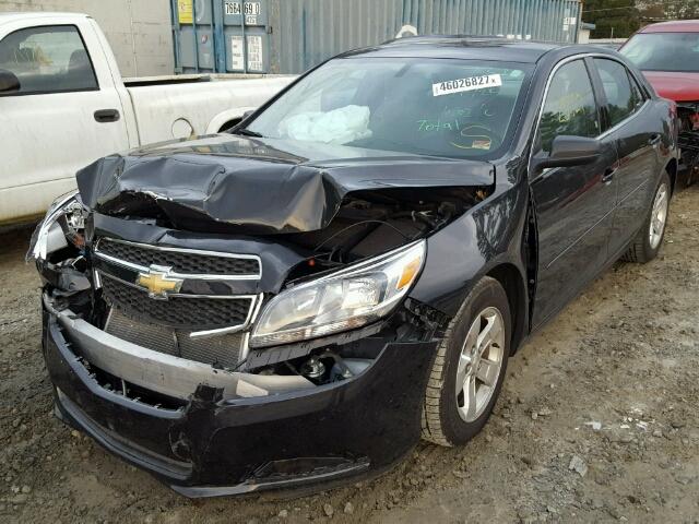 1G11B5SA1DF177329 - 2013 CHEVROLET MALIBU LS შავი ფოტო 2