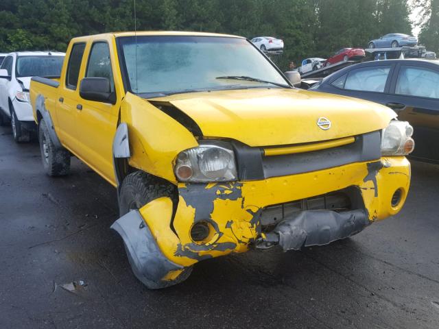 1N6ED29X83C429022 - 2003 NISSAN FRONTIER C YELLOW photo 1