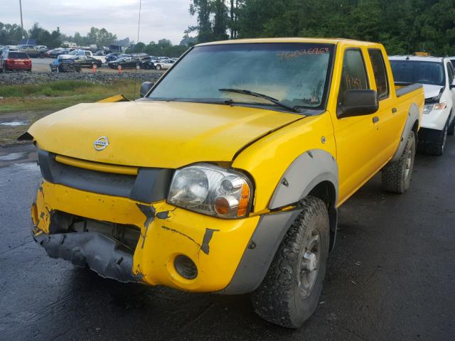 1N6ED29X83C429022 - 2003 NISSAN FRONTIER C YELLOW photo 2