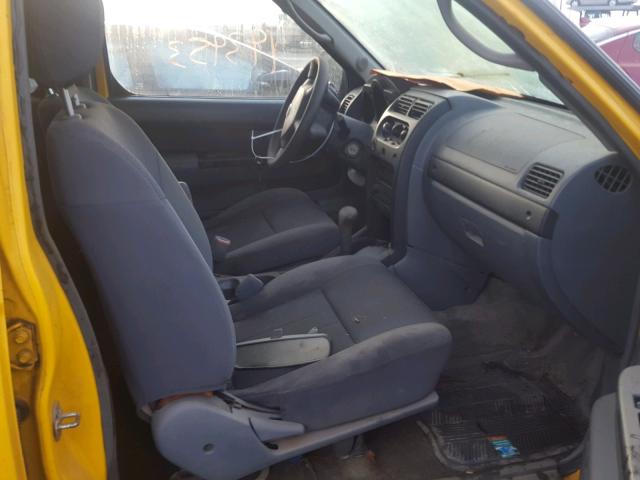 1N6ED29X83C429022 - 2003 NISSAN FRONTIER C YELLOW photo 5