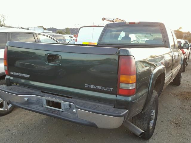 1GCHC23U51F116510 - 2001 CHEVROLET SILVERADO GREEN photo 4