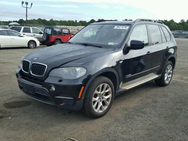 5UXZV4C57BL739227 - 2011 BMW X5 XDRIVE3 BLACK photo 2