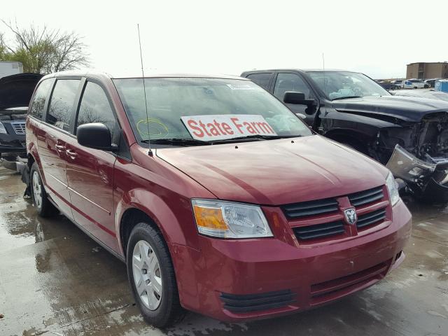 2D4RN4DE5AR439968 - 2010 DODGE GRAND CARA RED photo 1