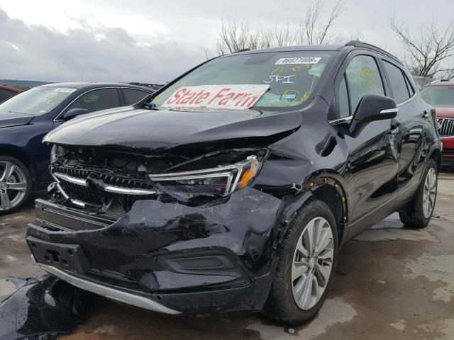 KL4CJASB6HB048322 - 2017 BUICK ENCORE PRE BLACK photo 2