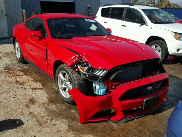 1FA6P8AM5H5277365 - 2017 FORD MUSTANG RED photo 1