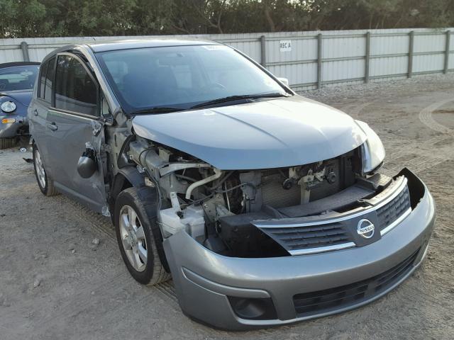 3N1BC13E48L397128 - 2008 NISSAN VERSA S GRAY photo 1