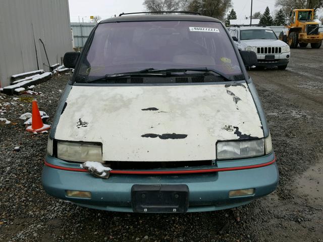 1GNDU06D4NT129470 - 1992 CHEVROLET LUMINA APV TEAL photo 9