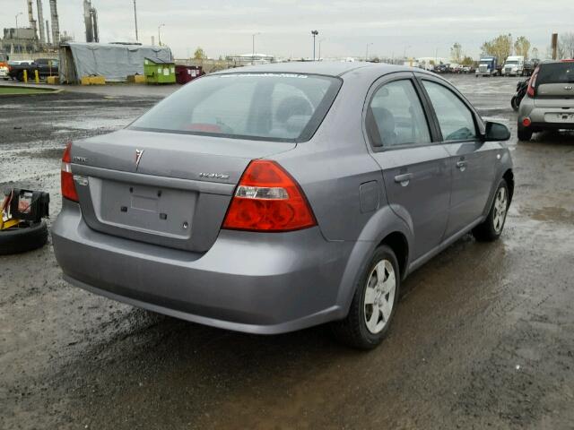 KL2TD556X7B090903 - 2007 PONTIAC WAVE GRAY photo 4