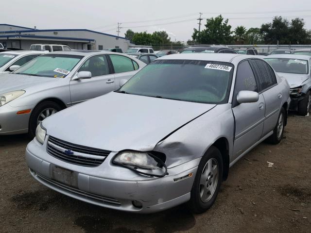 1G1NE52JX2M624628 - 2002 CHEVROLET MALIBU LS 银色 照片 2