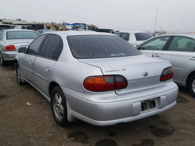 1G1NE52JX2M624628 - 2002 CHEVROLET MALIBU LS 银色 照片 3