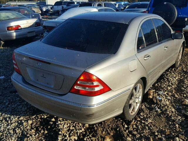 WDBRF64J93F411327 - 2003 MERCEDES-BENZ C 320 GRAY photo 4